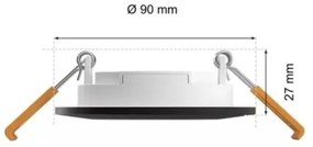 Philips - LED RGBW Lampada da bagno dimmerabile Hue SLIM LED/8,3W/230V IP44