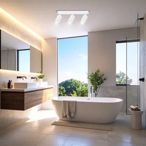Brilagi - Luce Spot da bagno SELE 3xGU10/30W/230V IP44 bianco