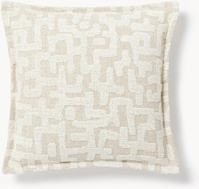 Cuscino in viscosa con motivo jacquard Contia