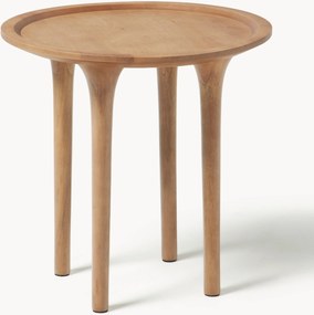 Tavolino rotondo in legno di mango Jeani