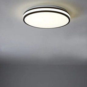 Plafoniera LED design Kosta, nero Ø 39 cm dimmerabile, 3240 lumen INSPIRE