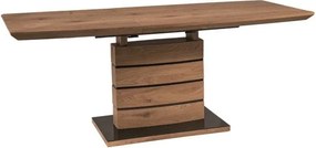 Tavolo allungabile Leonardo in rovere - L80 x H76 x L140-180 cm