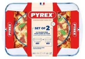 Set da 2 pirofile in vetro PYREX 3,7/2,2 l