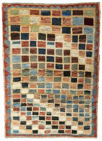 Gabbeh Tappeto 150 x 110 (Iran) Annodato A Mano