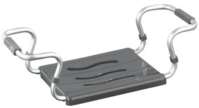 WENKO 73392500-Sedile Sicurezza in bagno 26x18 cm argento/antracite
