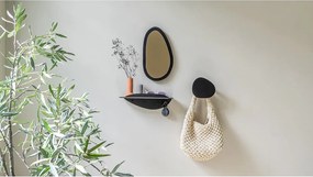 Mensola nera in metallo 34 cm Pipa – Spinder Design