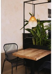 Globo 15786H - Lampadario a sospensione con filo SALVY 1xE27/60W/230V diametro 21 cm arancione