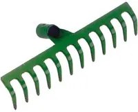 3pz rastrello per giardino in acciaio stampato 14 denti vit3812