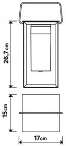 Lampada LED dimmerabile da esterno MESHY LED/2W/5V IP44