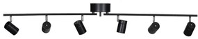 ByRydens 4202100-4002 - Faretto CORRECT 6xGU10/7W/230V nero