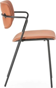 Set di sedie da pranzo color mattone 2 pz Maika - Marckeric