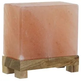 Lampada da tavolo DKD Home Decor Marrone Rosa Esci Acacia 15 W 220 V 17 x 7 x 16 cm