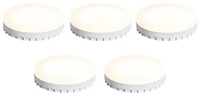 Set di 5 Lampadine LED GX53 dimmerabili a 3 fasi 9W 900 lm 3000K
