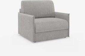 Evans poltrona letto compatta con materasso - sfoderabile in tessuto smacchiabile T23
