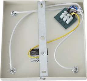 Plafoniera moderna beige a 4 luci regolabile - Jeana