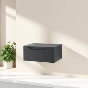 Cassetto bagno sospeso 60 cm GIGLIO Grafite Opaco