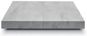 Tavolino TURIX 120x30 cm in legno metallo cemento trasformabile