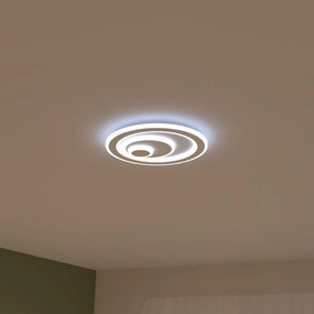 Plafoniera LED Kaoli Ø 35 cm bianco IP20 cct da bianco caldo a bianco freddo con regolazione di temperatura, 5000 lumen INSPIRE