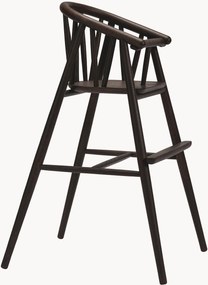 Sedia alta per bambini in legno di quercia fatta a mano Saga