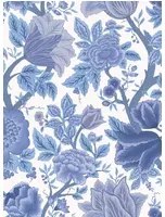 Tapete Midsommer Bloom von Cole & Son - Blues on Chalk