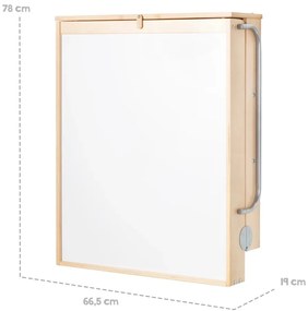 Fasciatoio sospeso in colore naturale Roba style - Roba