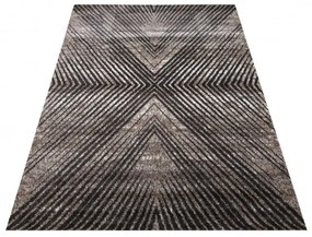 Tappeto moderno con interessante motivo geometrico di linee diagonali ripetute Larghezza: 60 cm | Lunghezza: 100 cm