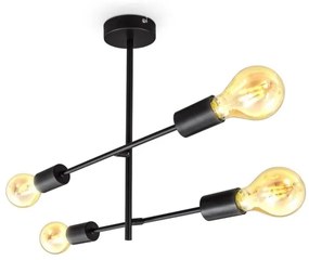 BK Licht 1343 - Lampadario su palo 4xE27/60W/230V