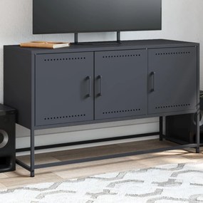 Mobile Tv Antracite 100,5x39x60,5 Cm İn Acciaio /