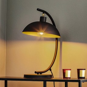 Lampada da tavolo 1036 ALDEX, Nero, Soggiorno / Sala da pranzo, Metallo, Lampada da tavolo