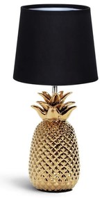 Aigostar - Lampada da tavolo 1xE14/40W/230V oro/nero