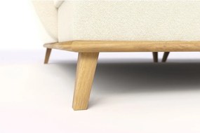 Divano letto angolare crema (penisola a sinistra) Balitco - Ropez