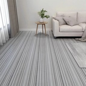 Listoni Pavimenti Adesivi 20 Pz İn Pvc 1,86 M² Grigio Chiaro /