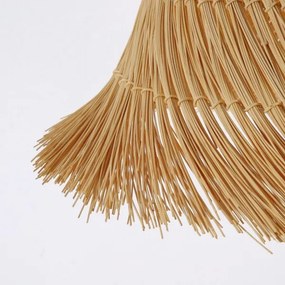 Immax 08273L - Lampadario a sospensione con filo NATURALEZA 1xE27/40W/230V diametro 45 cm rattan