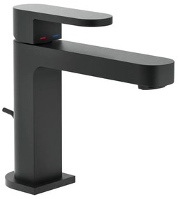 Rubinetto per lavabo UP nero verniciato a polvere opaco NOBILI H 15.3 cm