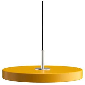 Giallo ocra Apparecchio a sospensione LED con paralume in metallo ø 31 cm Asteria Mini - UMAGE