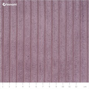 Divano letto in velluto a coste rosa 245 cm Nihad - Bobochic Paris