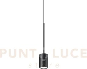 Archimede lampada a sospensione con rosone magnetico colore nero ci...