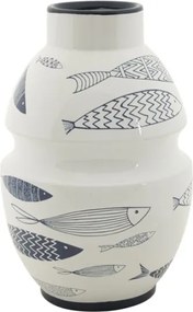 Vaso Ceramica Fish Cm Ø 21X31