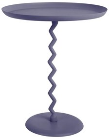 Tavolino rotondo in metallo ø 44 cm Zig Zag – Leitmotiv