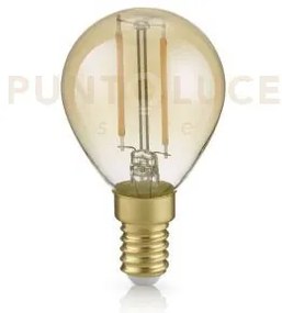 Confezione 3 lampadine led wire pallina ambra 2w, 225lumen, 2.700k ...