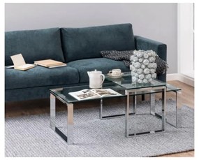 Tavolini in argento in set di 2 Katrine - Actona