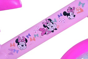 Balance Bike Bicicletta Senza Pedali per Bambini 12" Licenza Disney Minnie Rosa...