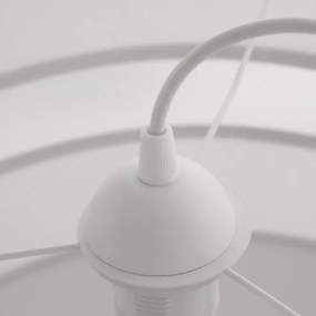 Lampadario a sospensione con filo CORAL 1xE27/60W/230V bianco