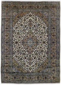 Kashan Tappeto 360 x 260 Marrone (Iran) Annodato A Mano