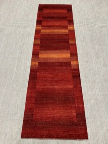 Loribaft Tappeto 90 x 320 Rosso (Iran) Annodato A Mano