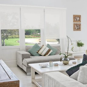 Tenda a rullo screen VIEWTEX VTX 10% bianco perla 180x250 cm
