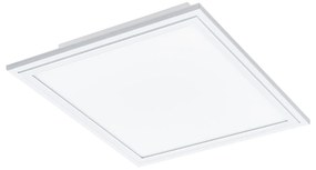 Plafoniera Moderna Salobrena-A Alluminio Bianco Luce Led Integrato 14W