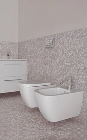 Coppia sanitari sospesi scarico a parete IDEAL STANDARD I.Life B bianco lucido WC: P 54 x L 36 x H 34 cm, bidet: P 54 x L 36 x H 34 cm