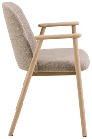 Sedia da pranzo beige Leo - Actona