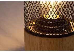 Rabalux 74040 - Lampada da tavolo CALLUM 1xE27/25W/230V faggio